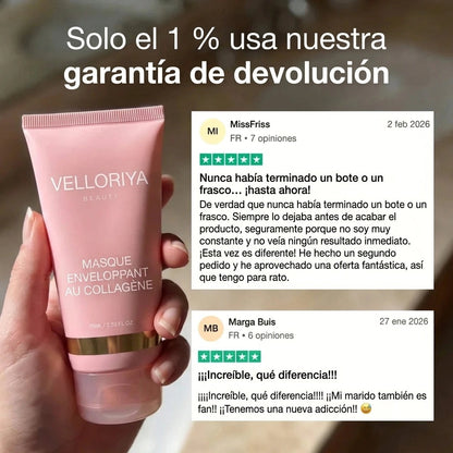 Mascarilla envolvente de colágeno con pincel