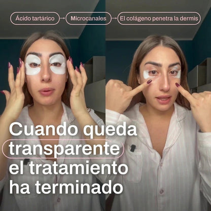 Parches de ojos con péptidos